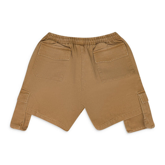 TAN CARGO SHORTS