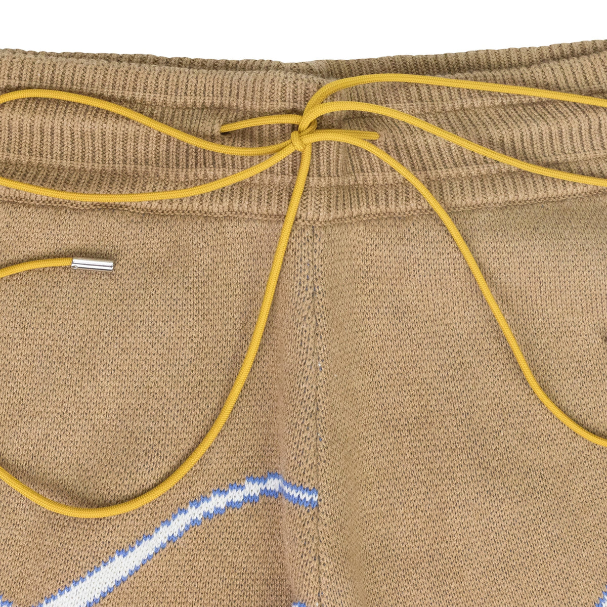 IVORY SCRIPT LOGO KNIT SHORTS