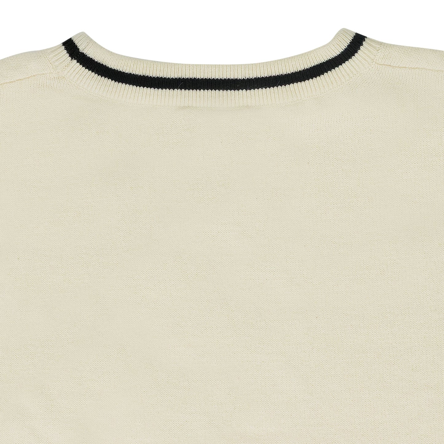 IVORY LOGO KNIT T-SHIRT