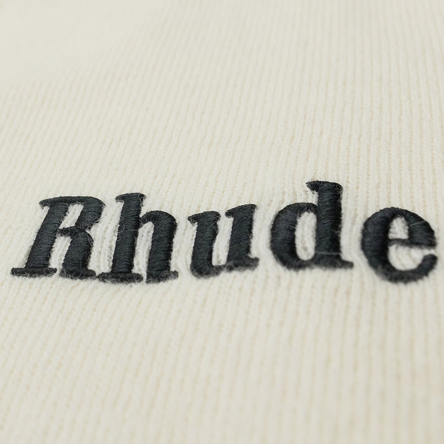 IVORY LOGO KNIT T-SHIRT