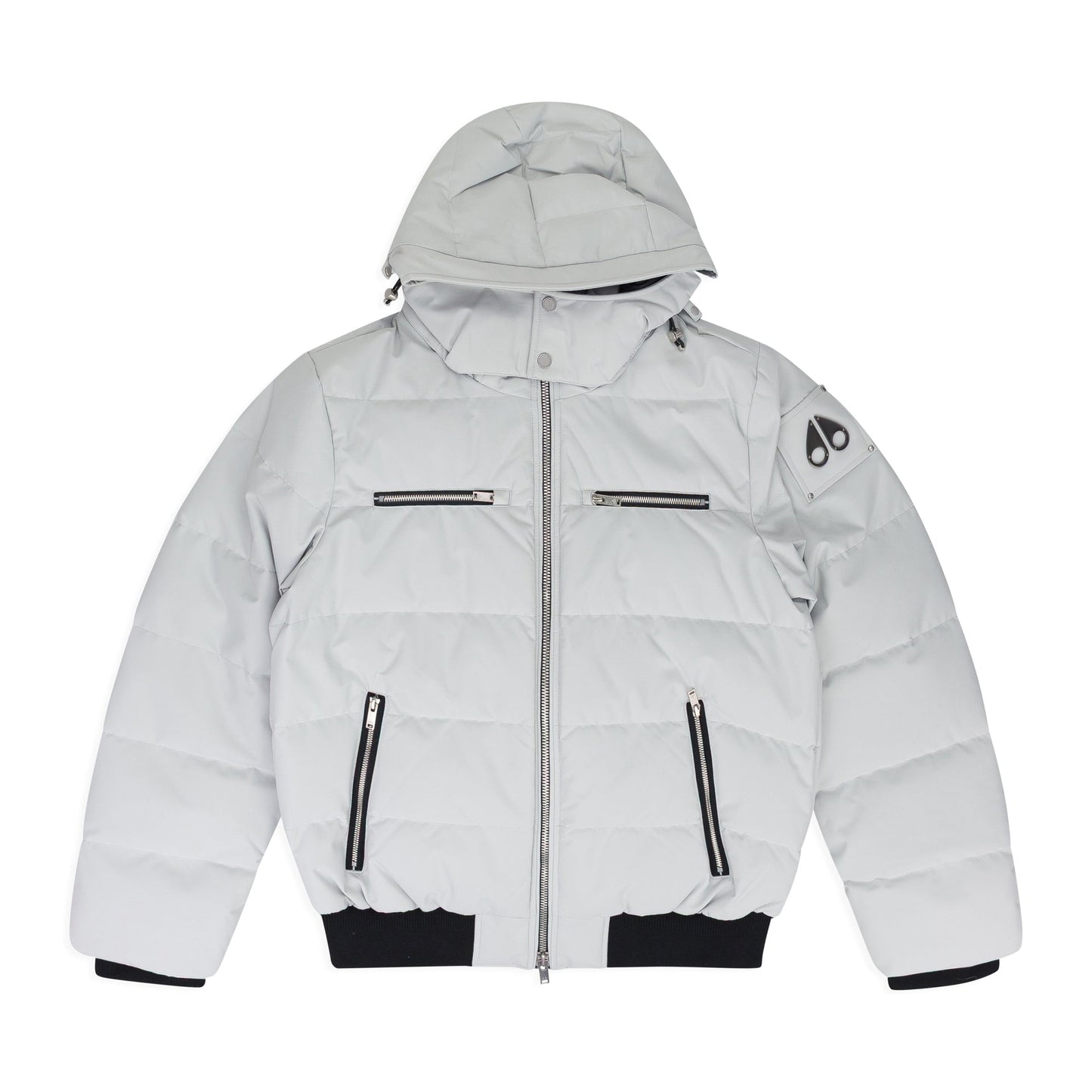 GREY CLOUD BOMBER NEOSHEAR PUFFER JACKET