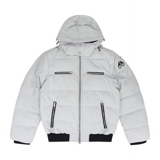 GREY CLOUD BOMBER NEOSHEAR PUFFER JACKET