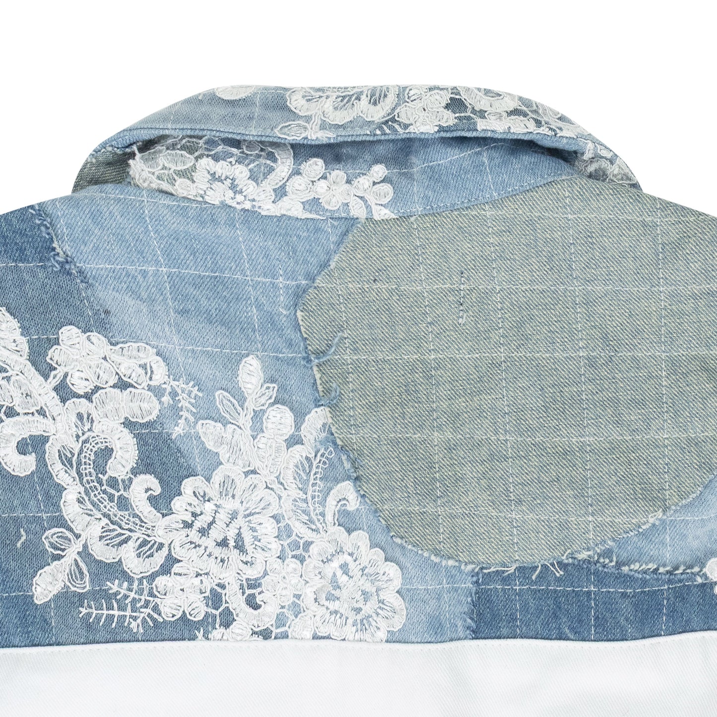 BLUE MERGED RUGBY BUTTON-DOWN SHIRT