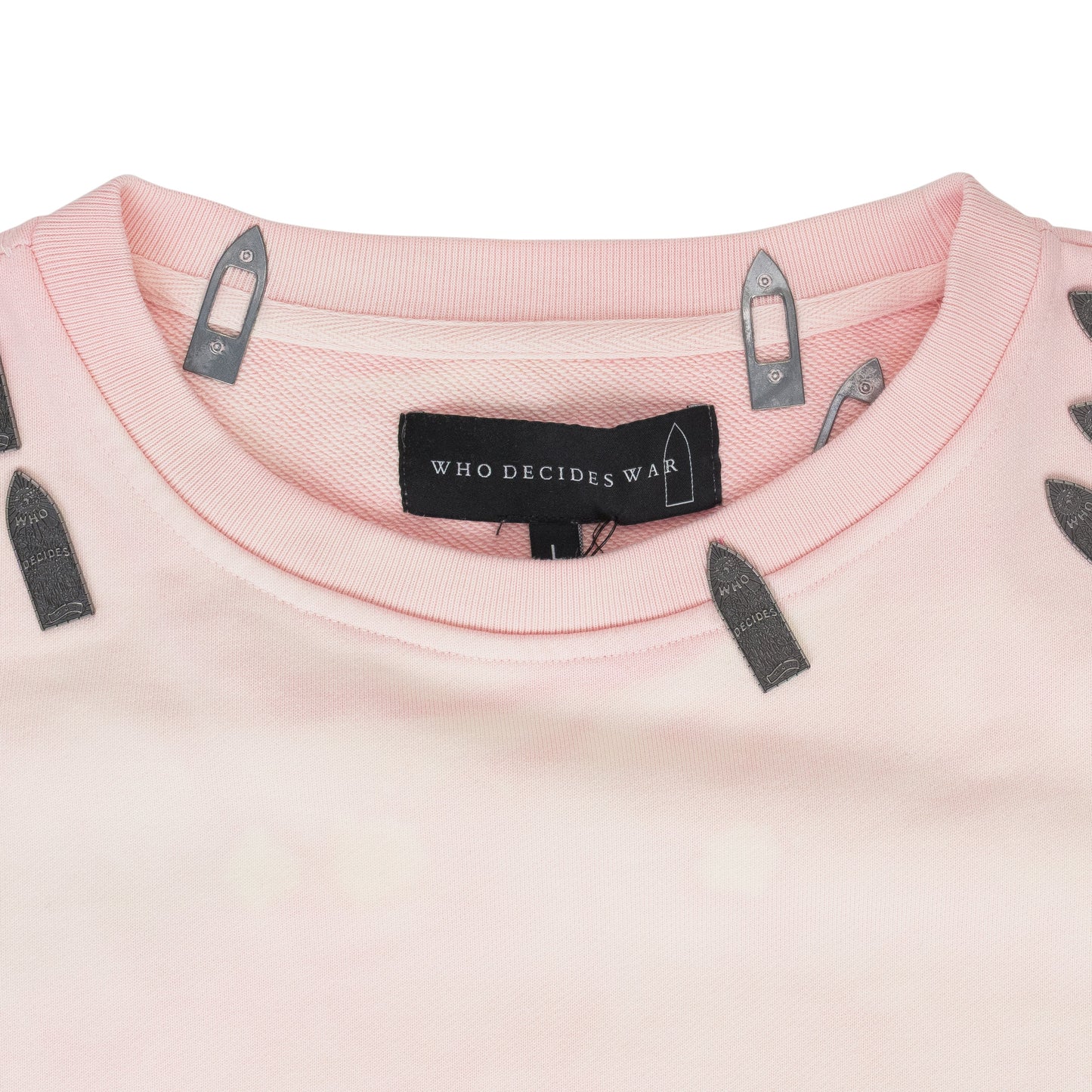 PINK HARDWARE CREWNECK SWEATSHIRT
