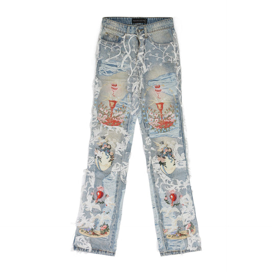 BLUE CHALICE STRAIGHT-FIT JEANS