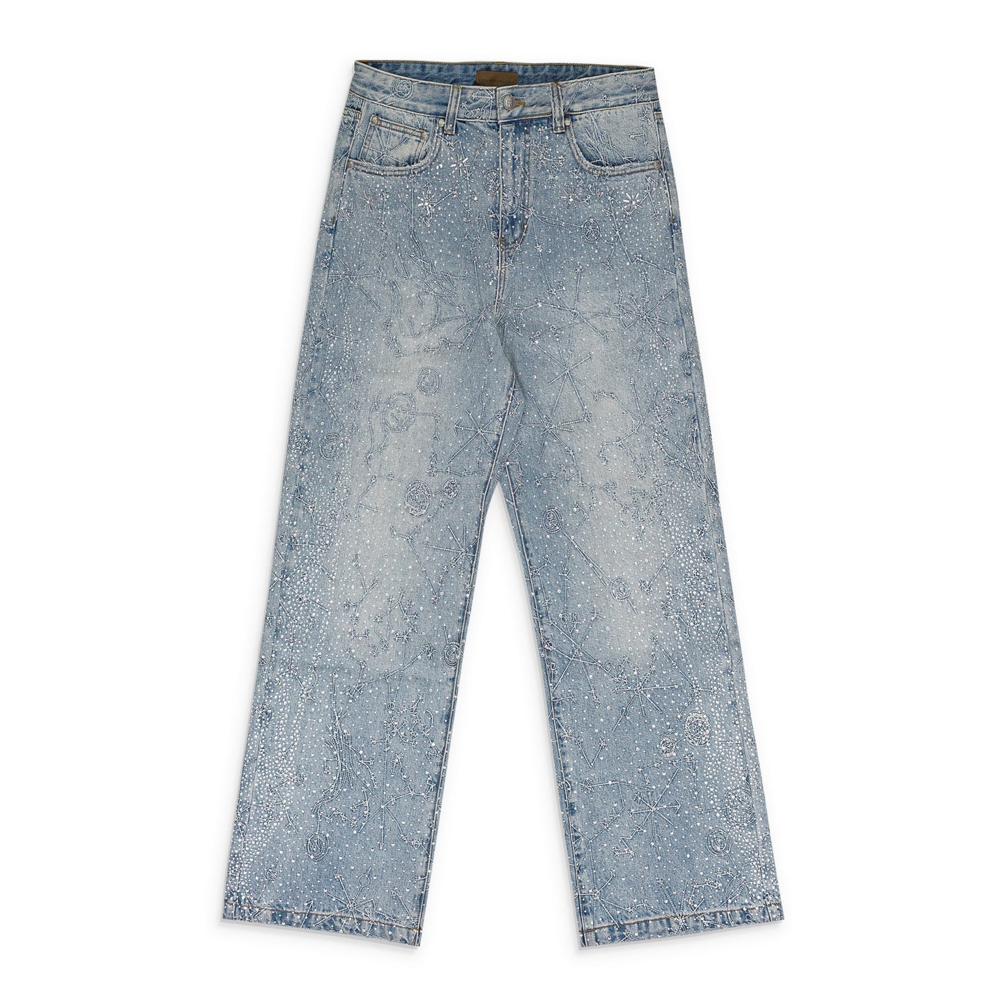 BLUE 20K ZODIAC DIAMOND DENIM