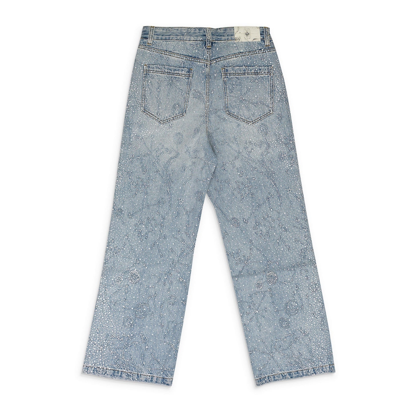 BLUE 20K ZODIAC DIAMOND DENIM