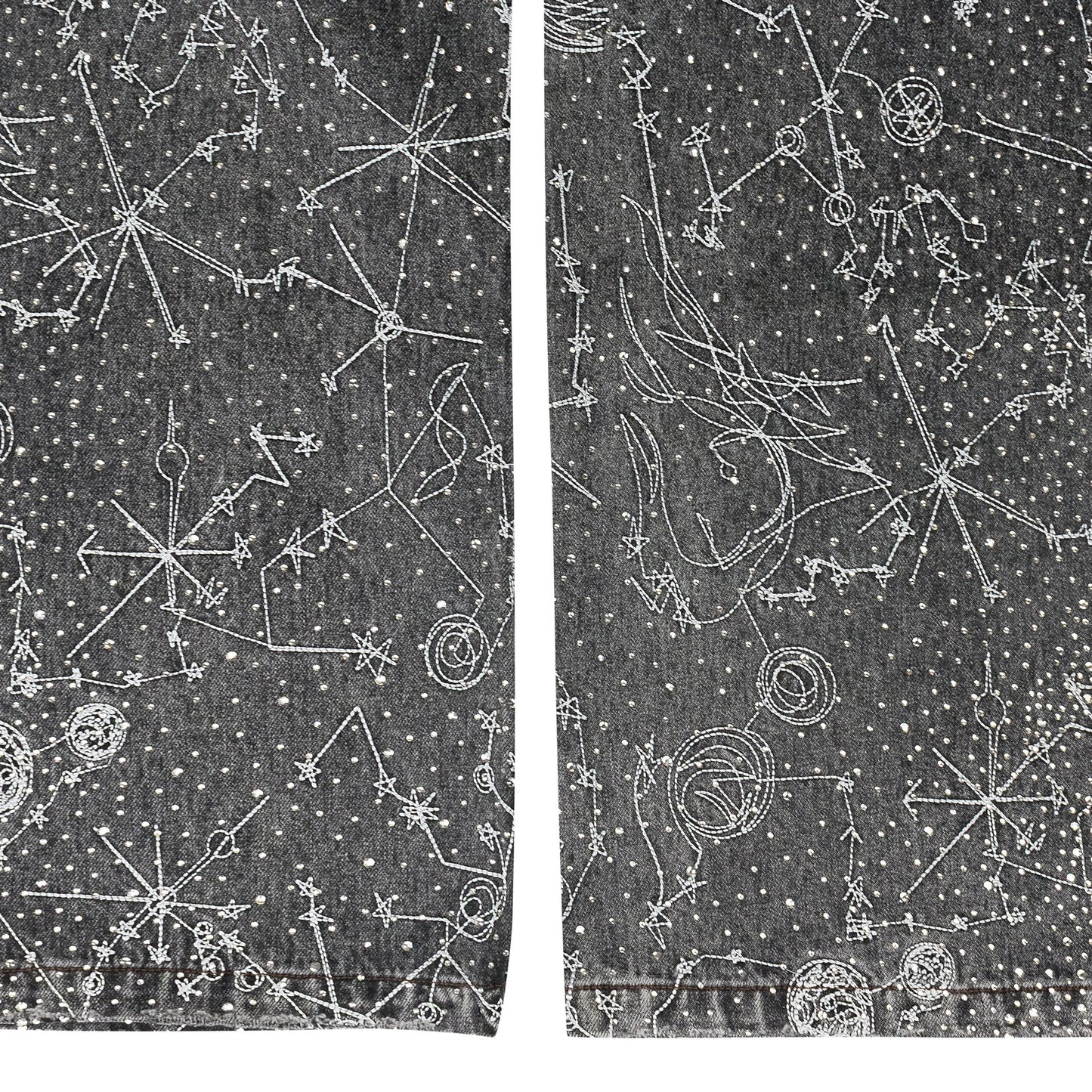 BLACK 20K ZODIAC DIAMOND DENIM