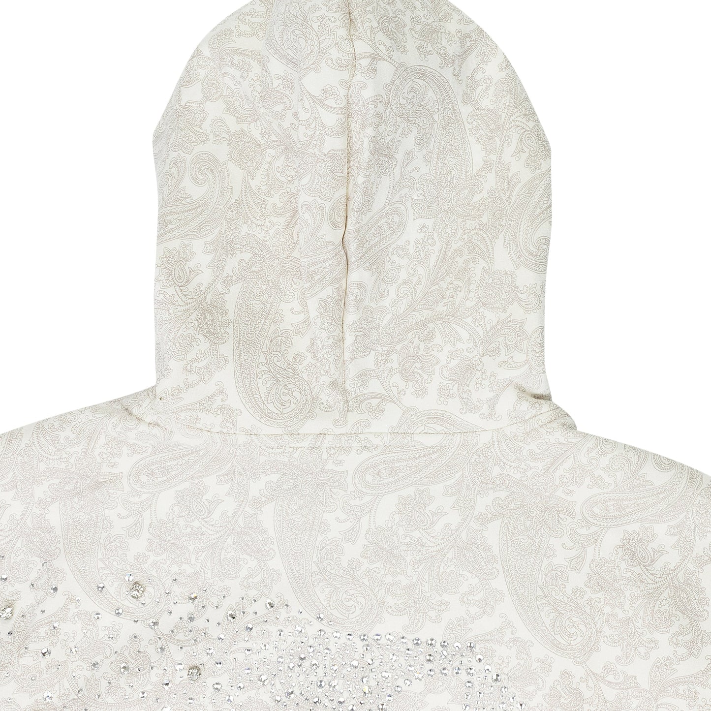 WHITE CASHEW BLOSSOM PEARL HOODIE