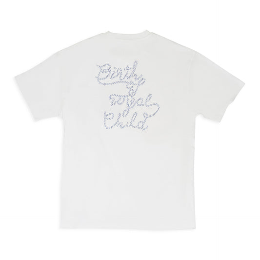 WHITE BEADED NILE RIVER T-SHIRT