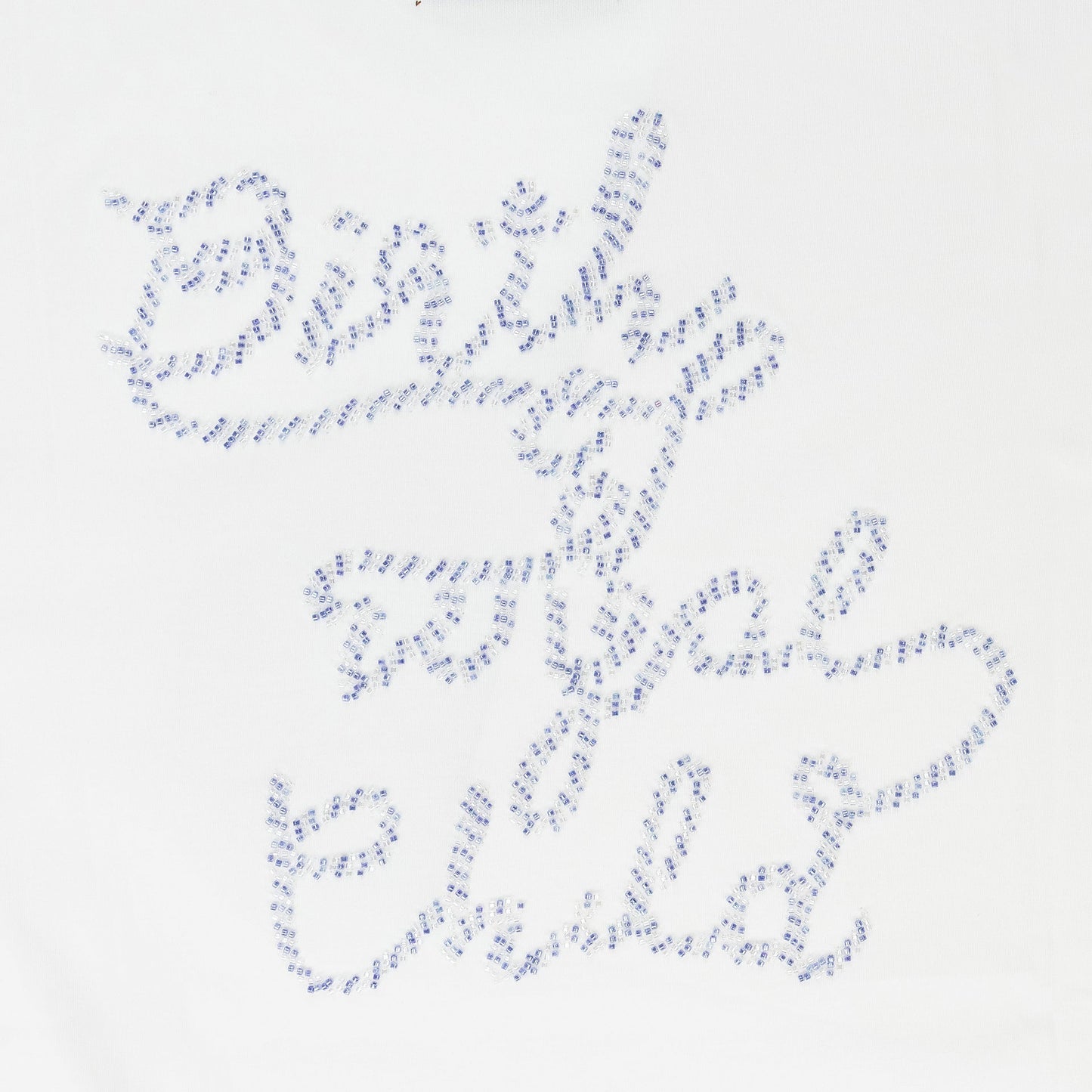WHITE BEADED NILE RIVER T-SHIRT