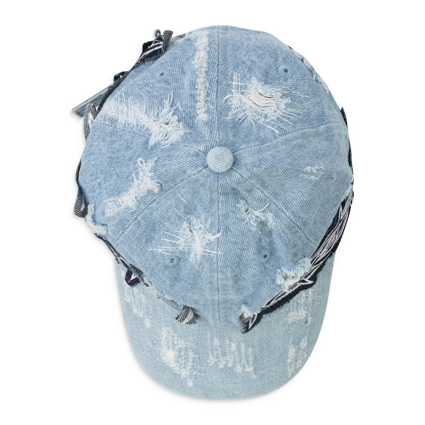 BLUE THORNED BASEBALL CAP