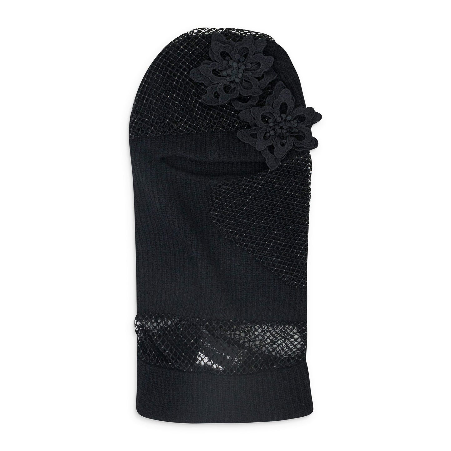 BLACK OVERLAY FACE MASK BASEBALL CAP
