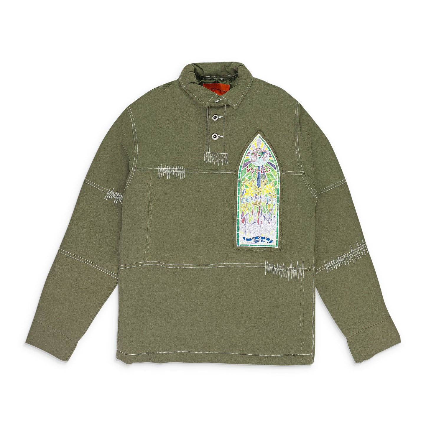 GRN OVERSIZED RUGBY BUTTON-DOWN SHIRT