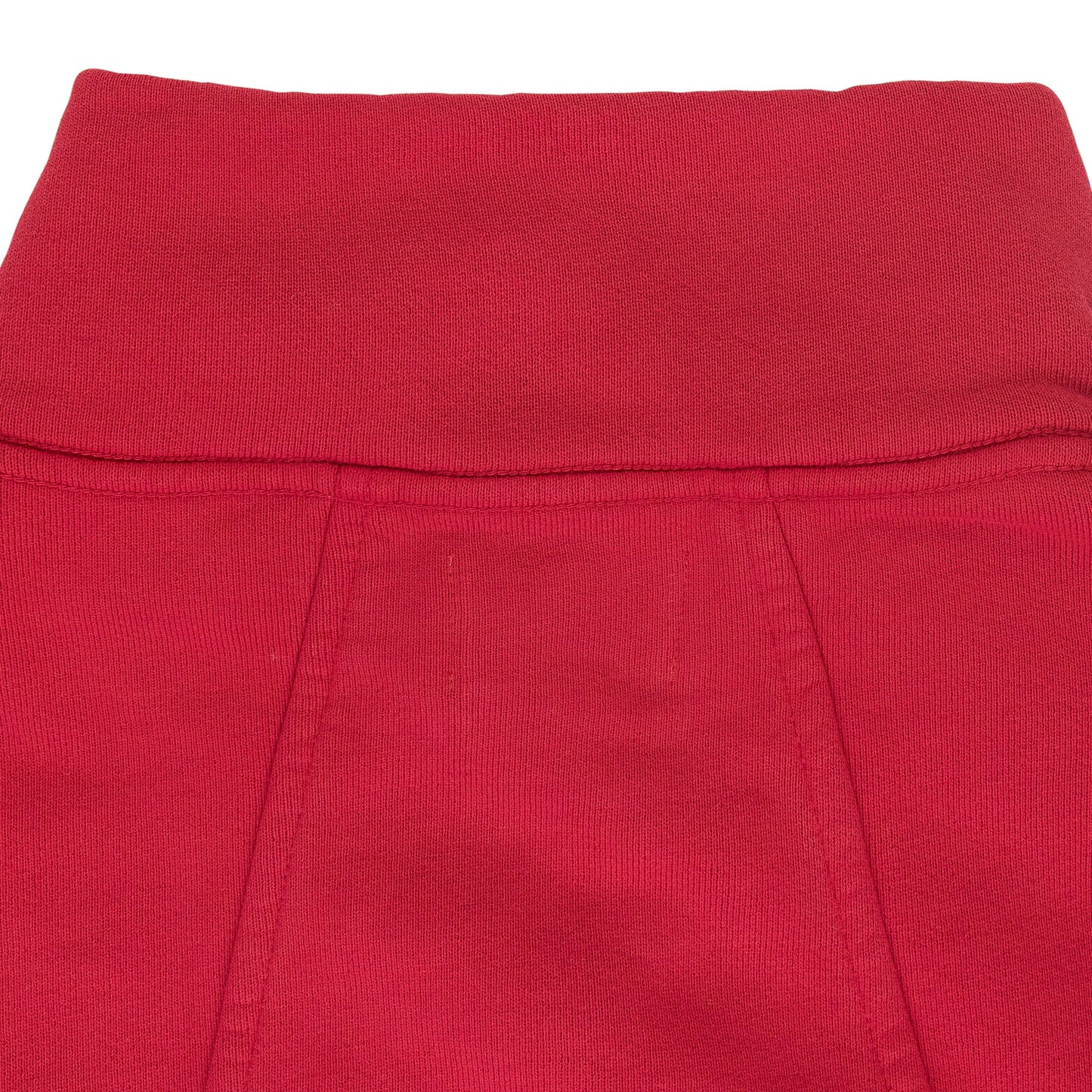 RED QUARTER ZIP SWEATER