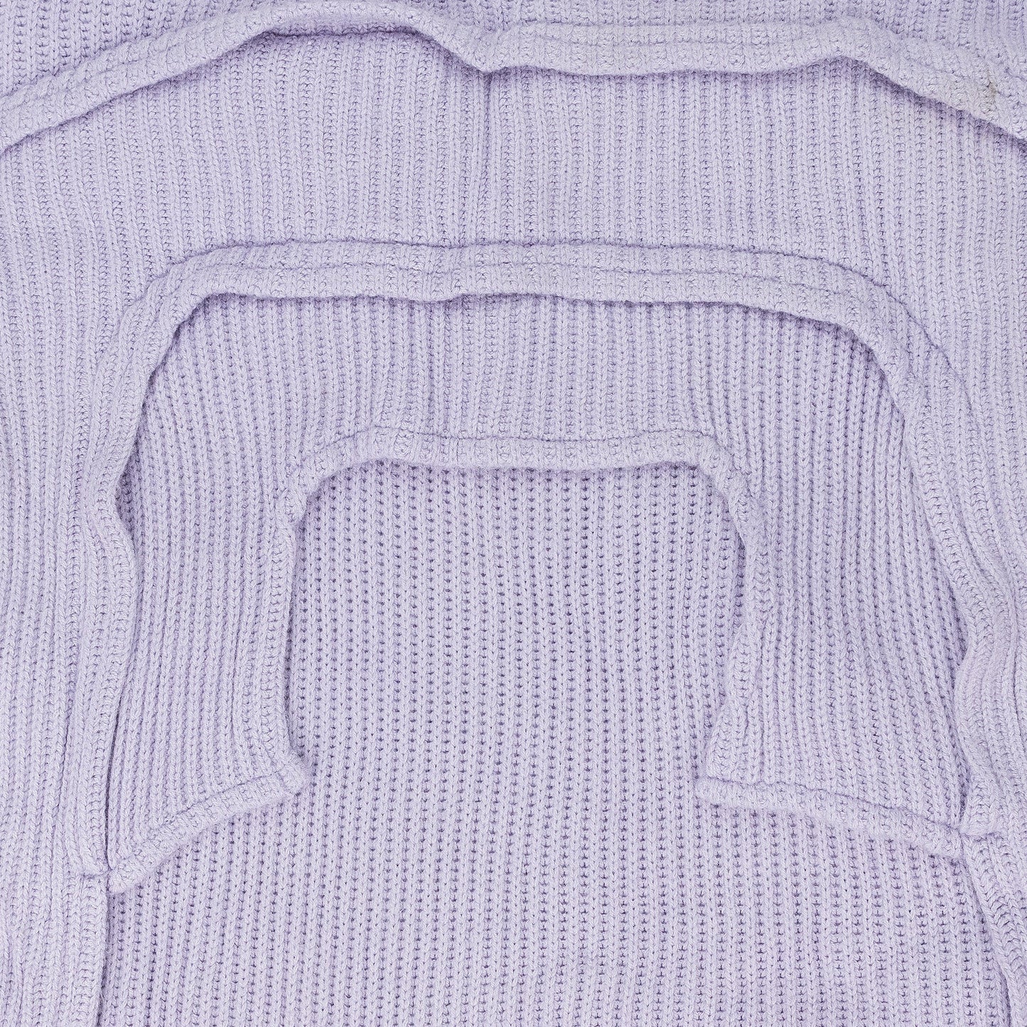 PURPLE ARC WOVEN SWEATER