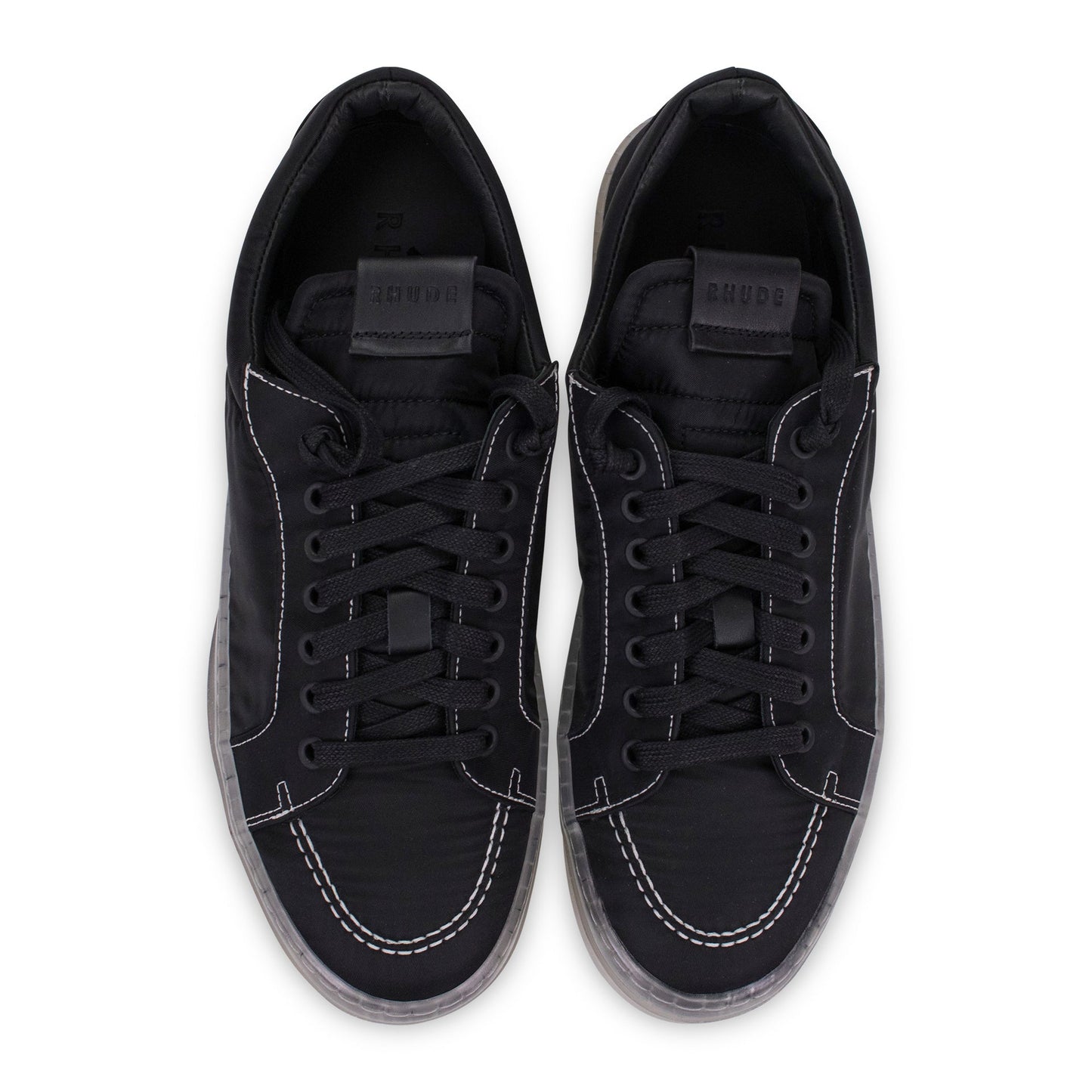 BLACK/TRANSLUCENT V1-LO SNEAKERS