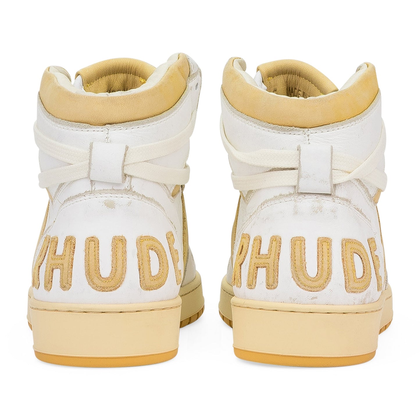 WHITE RHECESS HIGH SNEAKERS