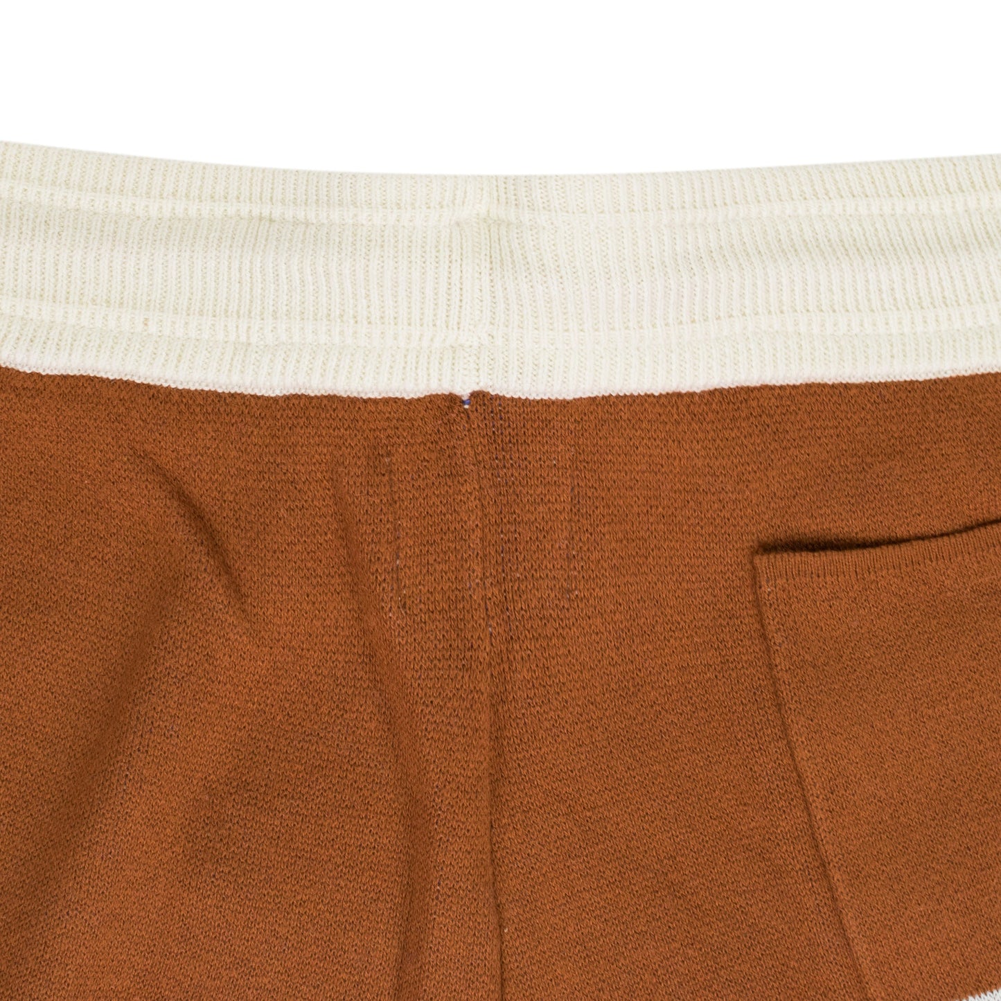 BROWN PRAVIL RACING KNIT SHORT