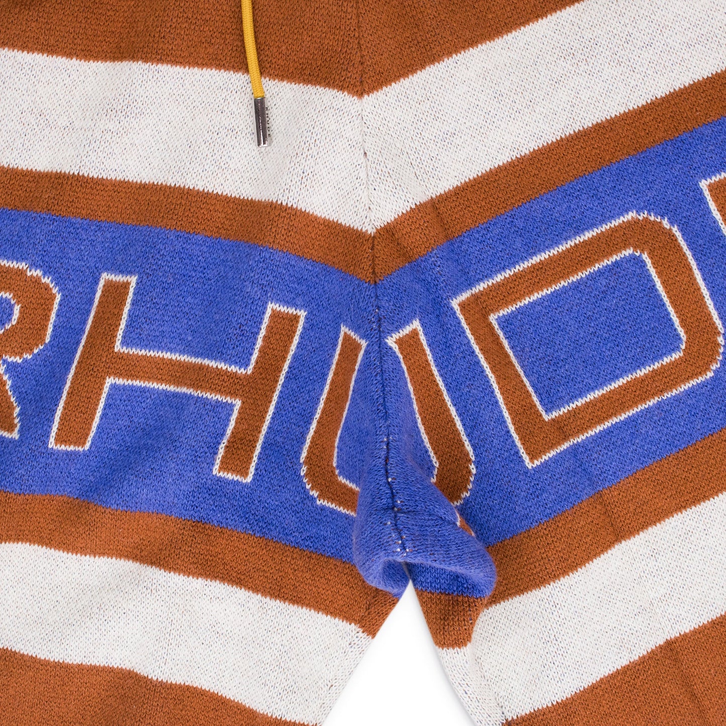BROWN PRAVIL RACING KNIT SHORT