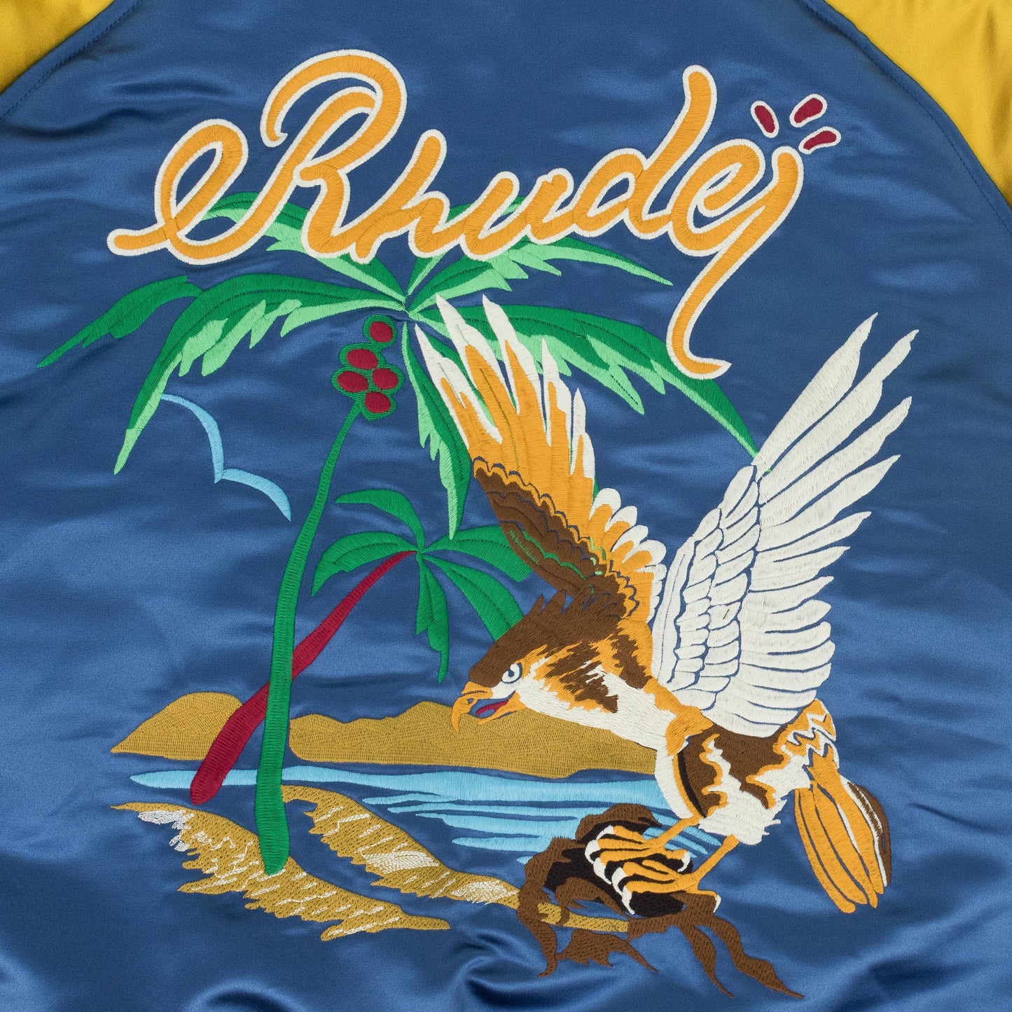 BLUE PALM EAGLES SOUVENIER BOMBER