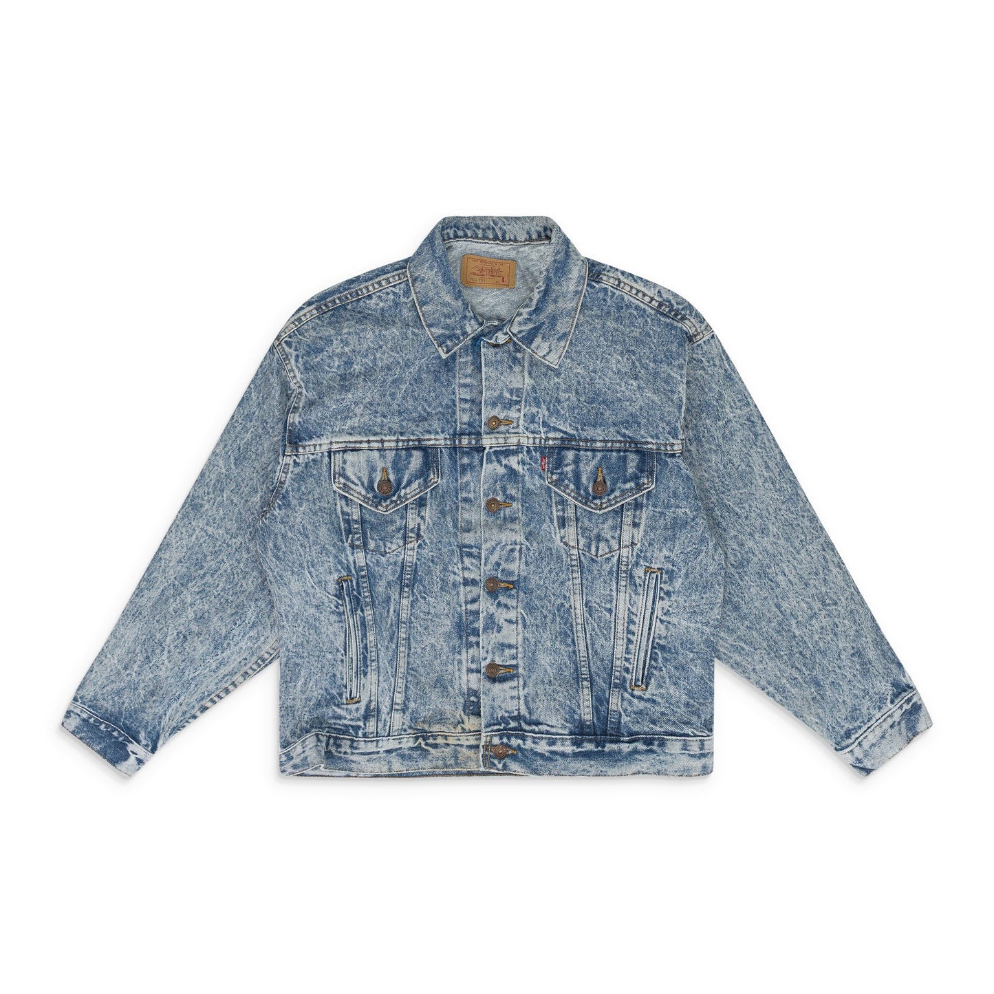 BLUE VINTAGE TRUCKER DENIM JACKET