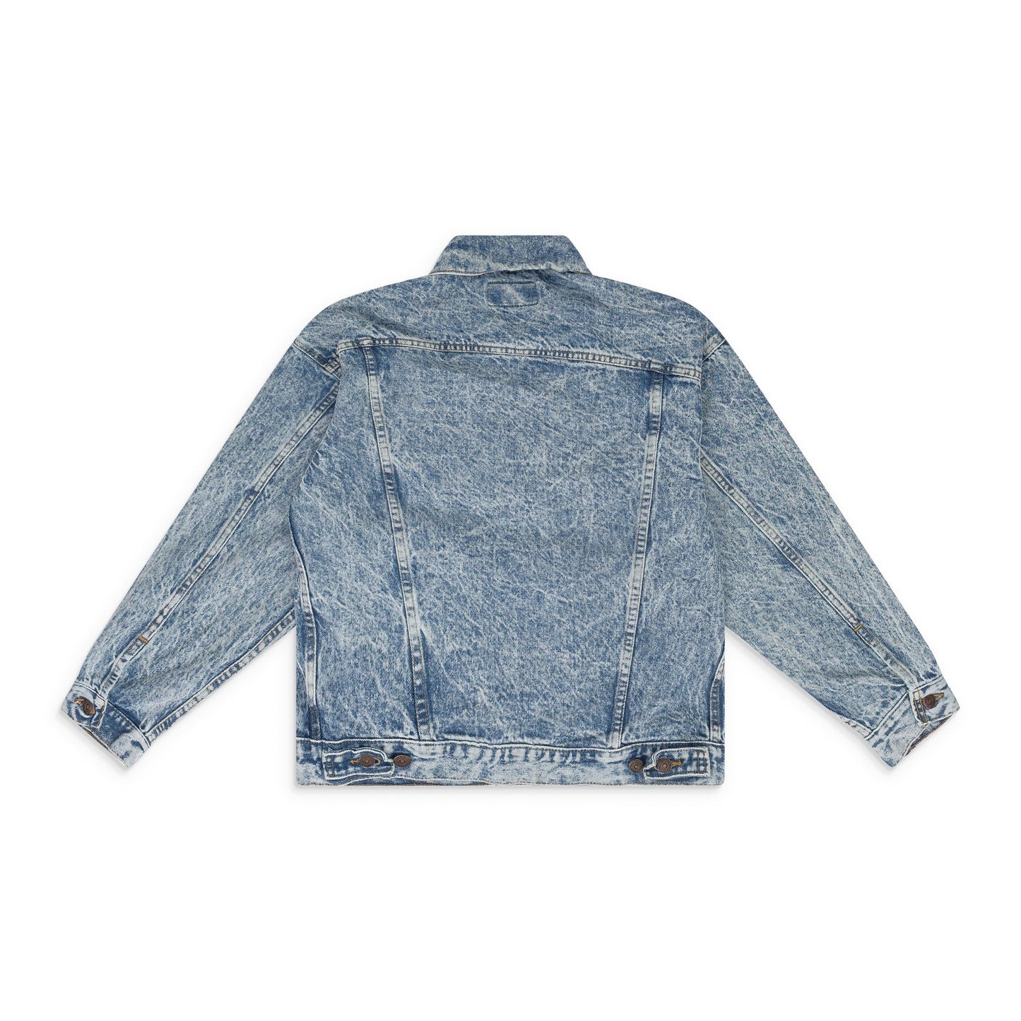 BLUE VINTAGE TRUCKER DENIM JACKET
