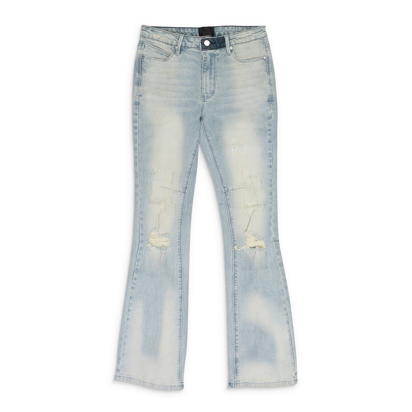 BLUE DISTRESSED SKINNY JEANS