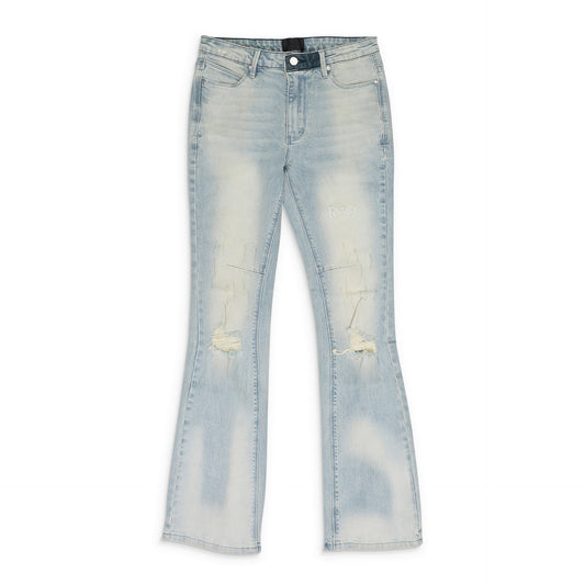 BLUE DISTRESSED SKINNY JEANS
