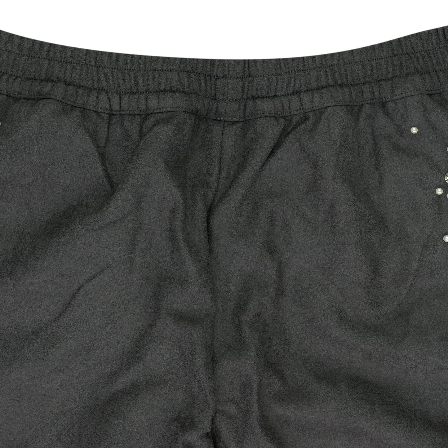 Black Cashew Blossom Pearl Sweatpants
