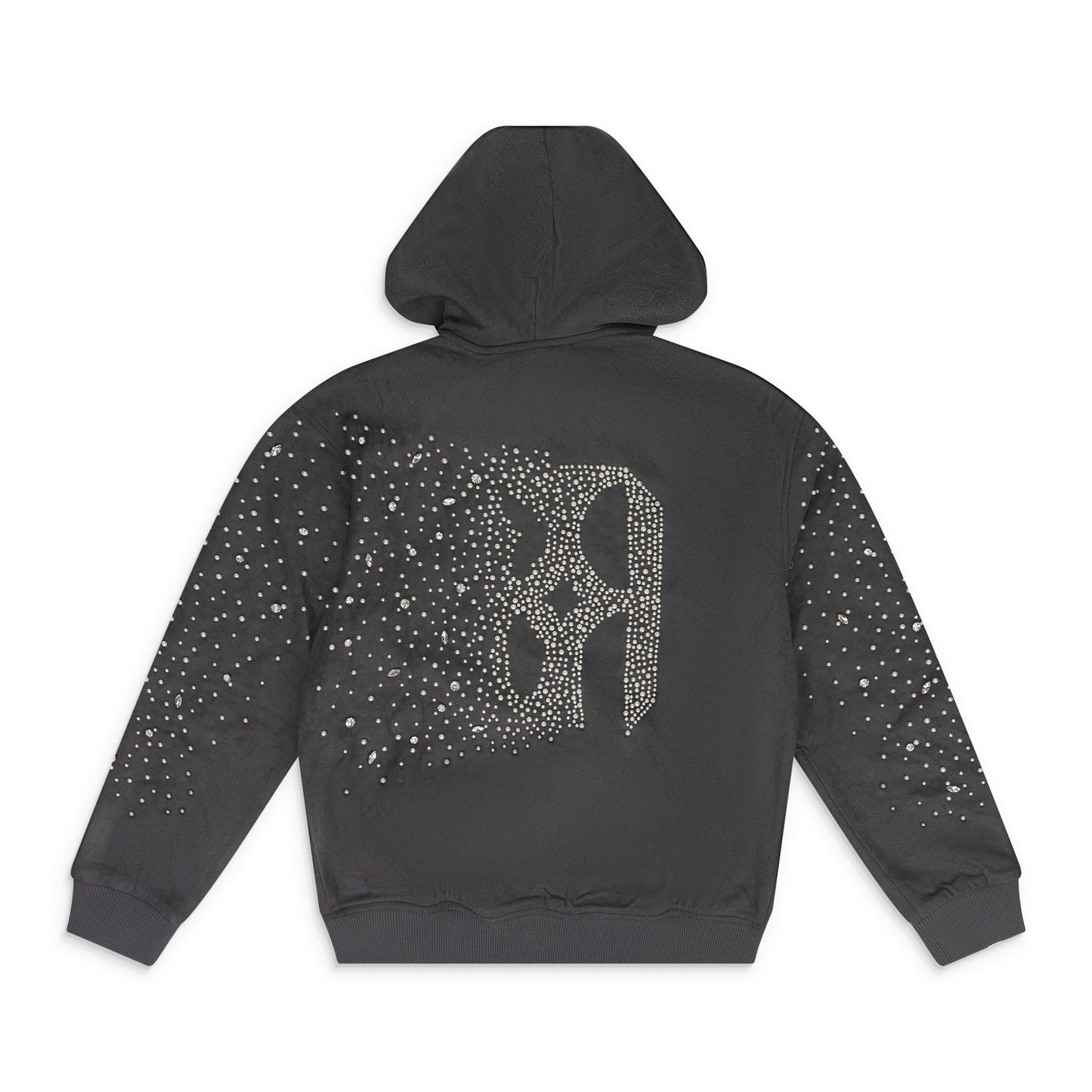 BLACK CASHEW BLOSSOM PEARL HOODIE