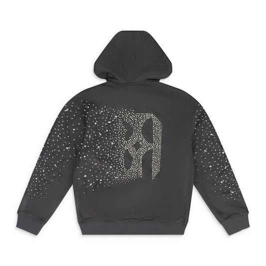BLACK CASHEW BLOSSOM PEARL HOODIE