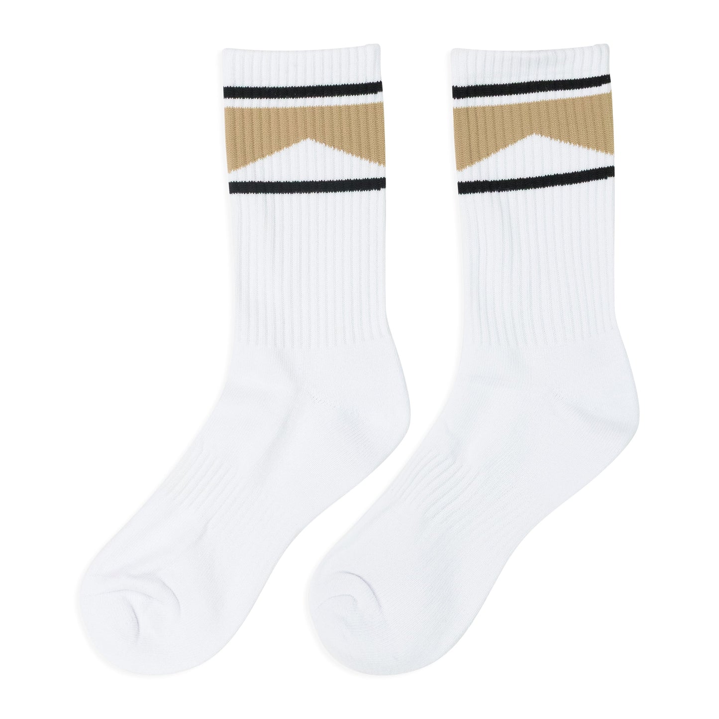 White Chevron Socks