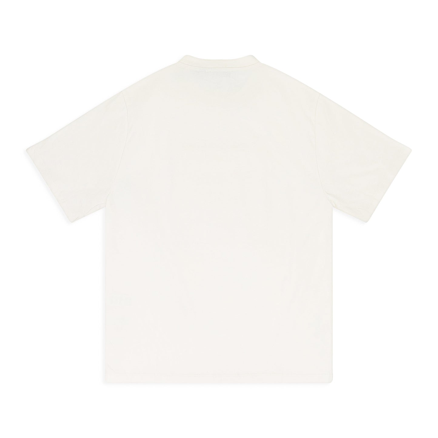 Cream Embossed Box Logo T-shirt