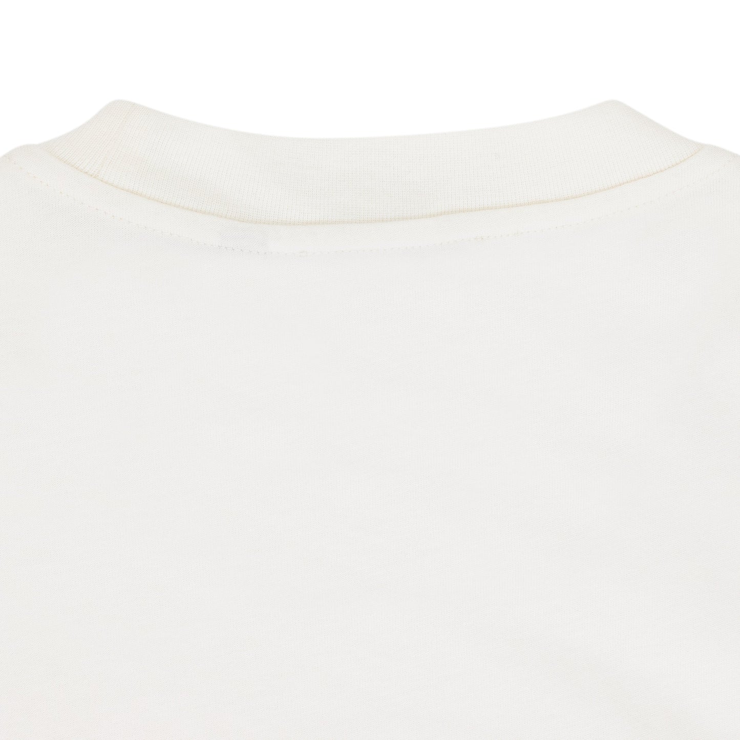 Cream Embossed Box Logo T-shirt