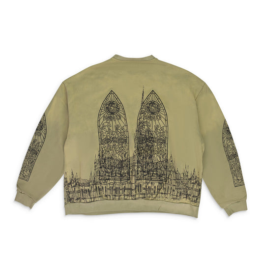 Green Cathedral Pullover Sweater