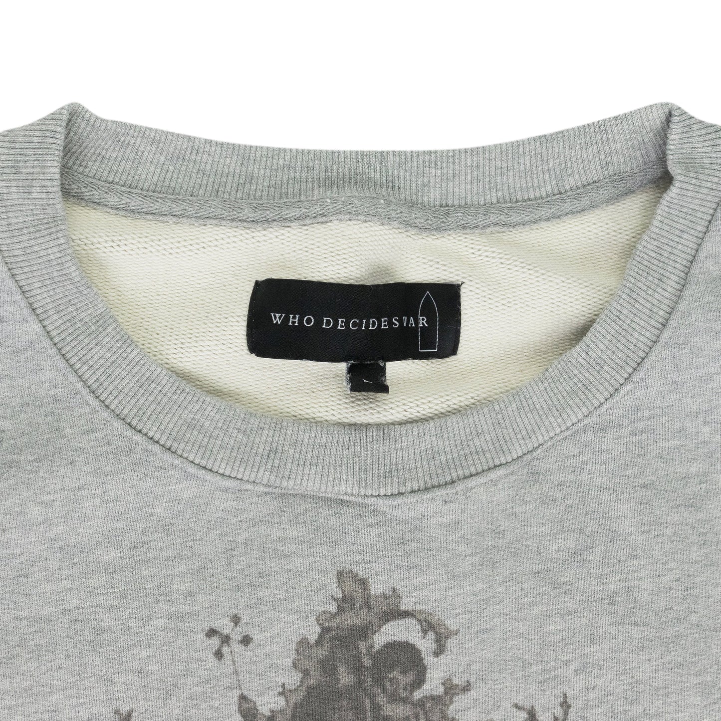 Grey Arc Mirror Pullover Sweater