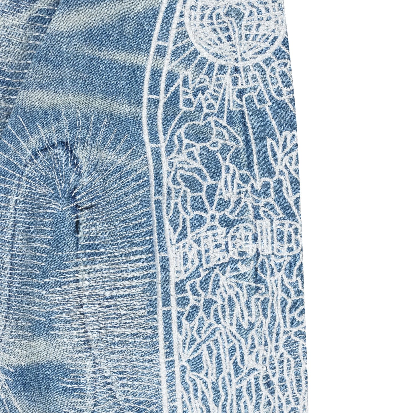 BLUE PATH STRAIGHT JEANS