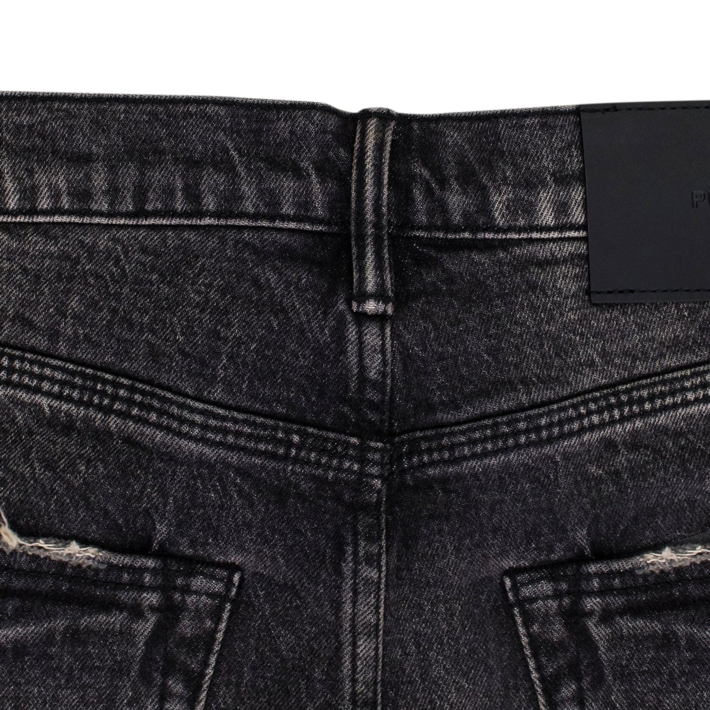 Black P001 Skinny Week Old Wash