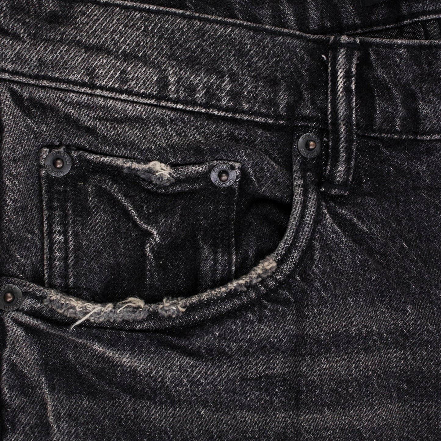 Black P001 Skinny Week Old Wash