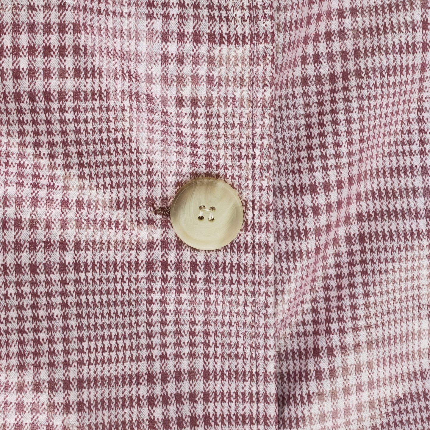 Pink Plaid Vinyl Trenchcoat