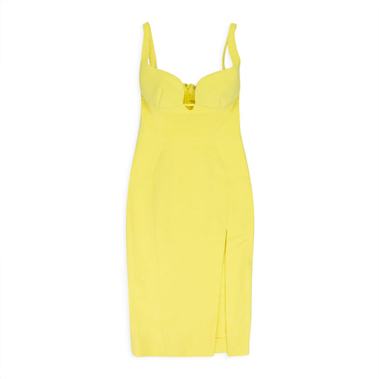 Yellow Bustier Dress