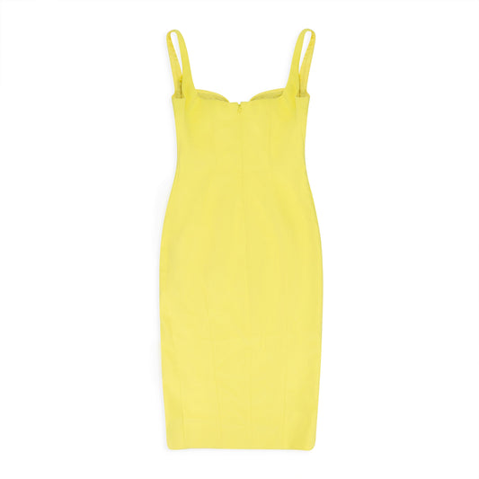Yellow Bustier Dress