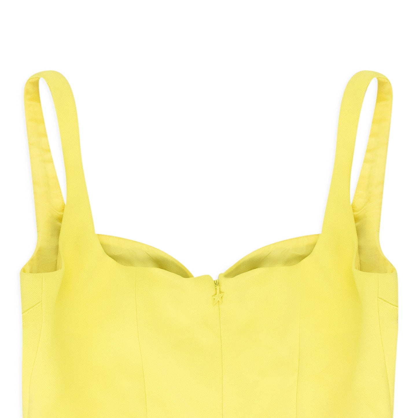 Yellow Bustier Dress