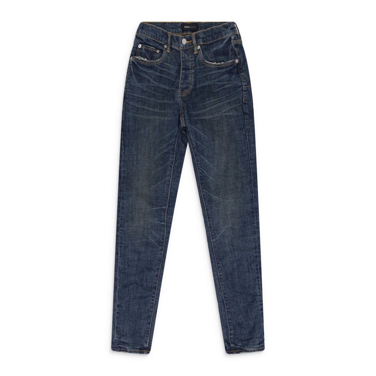 BLUE DARK STONE RINSE SKINNY JEANS