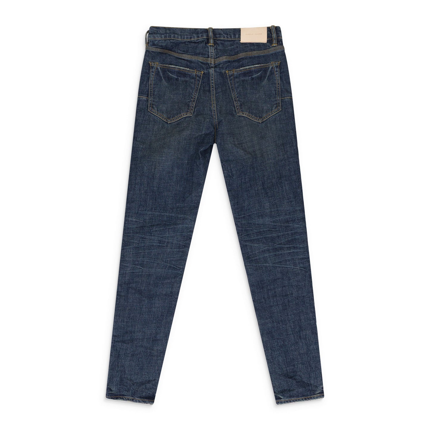 BLUE DARK STONE RINSE SKINNY JEANS