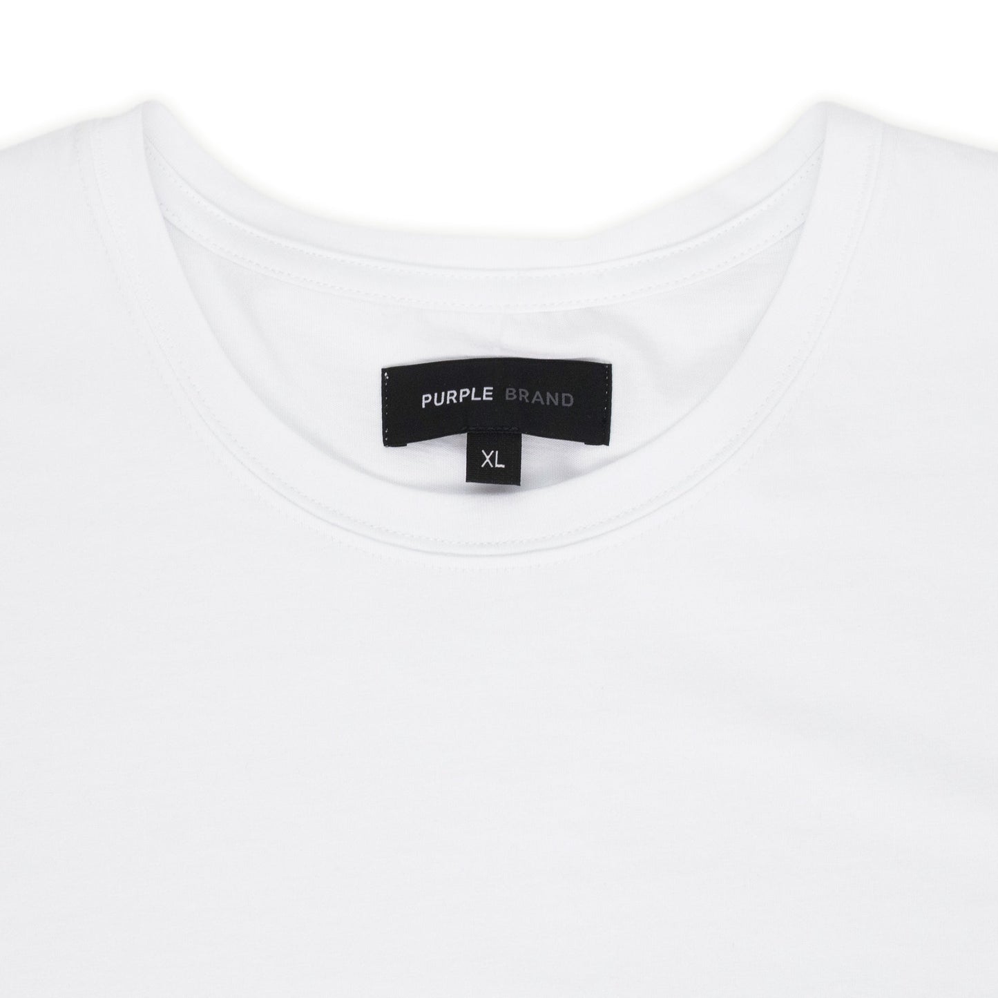 WHITE CLEAN JERSEY SHORT SLEEVE T-SHIRT
