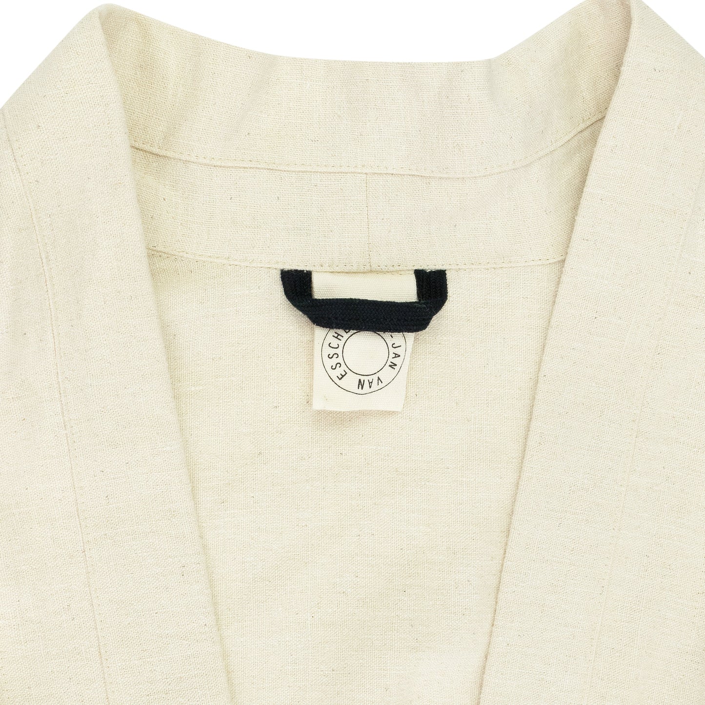 Cream Wide-Fit Kimono With Belt