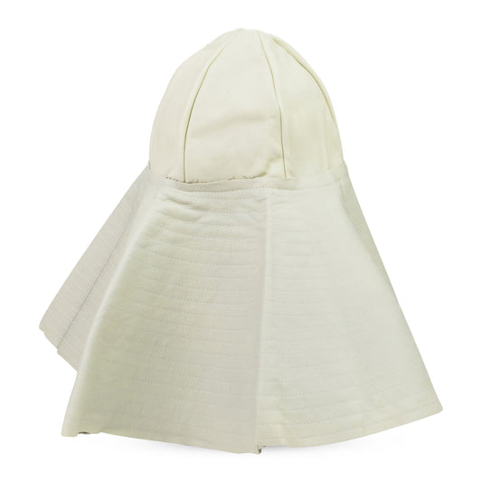 WHITE LEATHER SUNHAT BASEBALL CAP