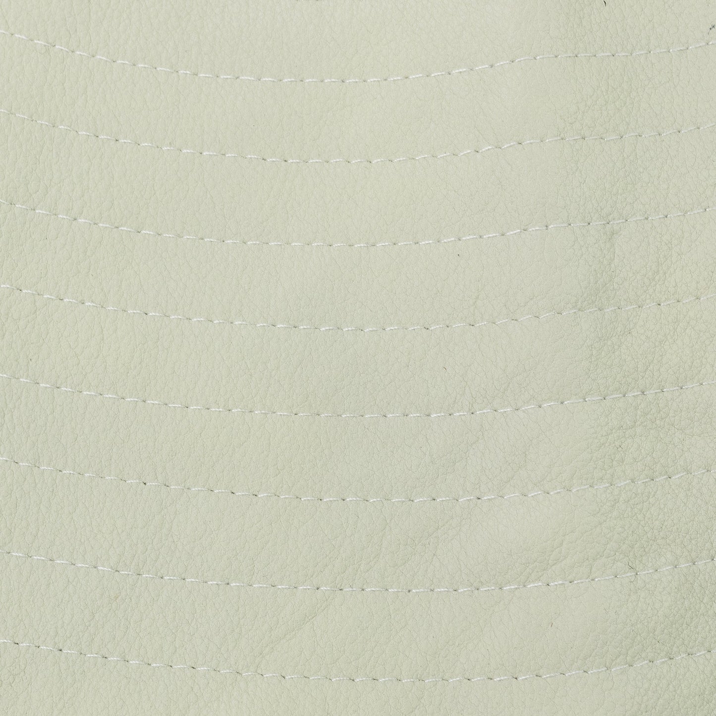WHITE LEATHER SUNHAT BASEBALL CAP